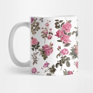 Vintage Pink Roses Mug